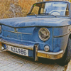 Old Renault 8 Diamond Painting