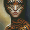 Tiger Woman Diamond Painting