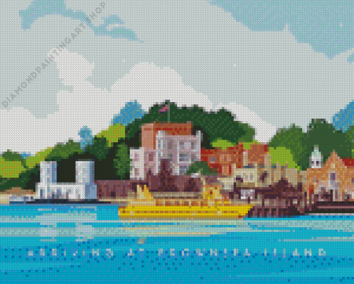 Brownsea Island Poster Diamond Painting