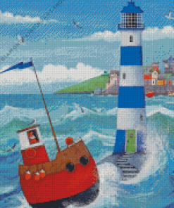 Lighthouse by Peter Adderley Diamond Paints
