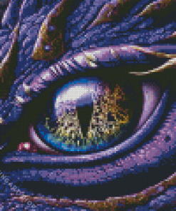 Purple Dragon Eye Diamond Painting