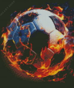 Soccer Ball Diamond Painting