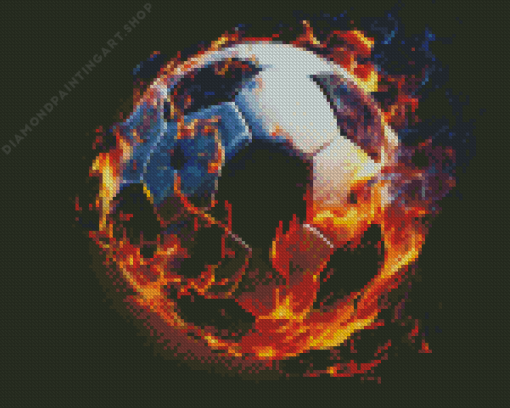 Soccer Ball Diamond Painting