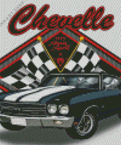 Chevelle Super Sport Car Diamond Painting