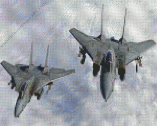 F 14 Tomcats Aircrafts Diamond Painting