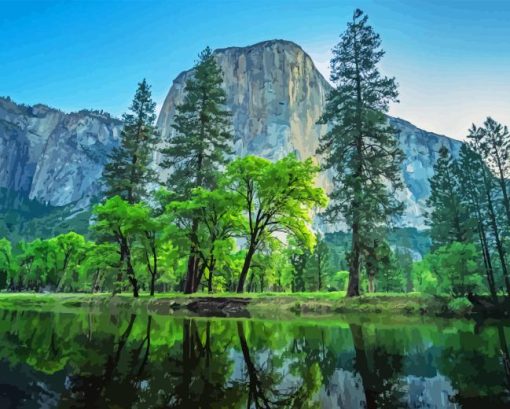 Merced River Diamond Painting