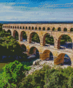 Nimes Pont Du Gard Diamond Painting