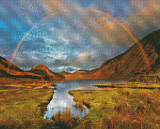 Rainbow Over Wastewater Diamond Painting