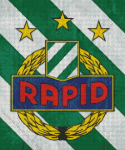 Rapid Wien Logo Diamond Painting
