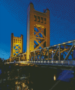 Sacramento Bridge Diamond Painting