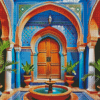 Traditional Moroccan House Diamond Painting