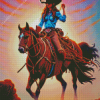 Western Cowgirl Diamond Painting