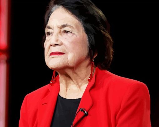 Dolores Huerta Diamond Painting