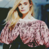 Elle Fanning Diamond Painting