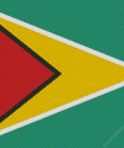 Guyana Flag Diamond Painting