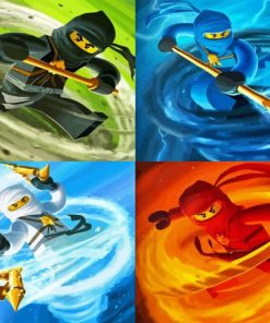 Ninjago Masters of Spinjitzu Diamond Painting