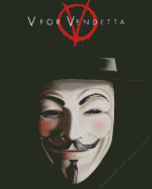 V For Vendetta Diamond Painting