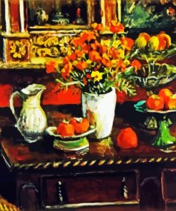 Marigolds And Fruits Diamond Painting