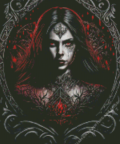 Dark gothic girl Diamond Paintings