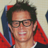 Johnny Knoxville Diamond With Numbers