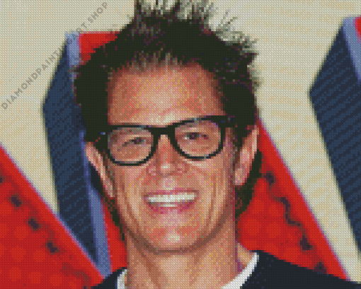 Johnny Knoxville Diamond With Numbers