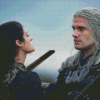 The Witcher Yennefer Geralt Diamond Paints