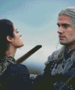 The Witcher Yennefer Geralt Diamond Paints