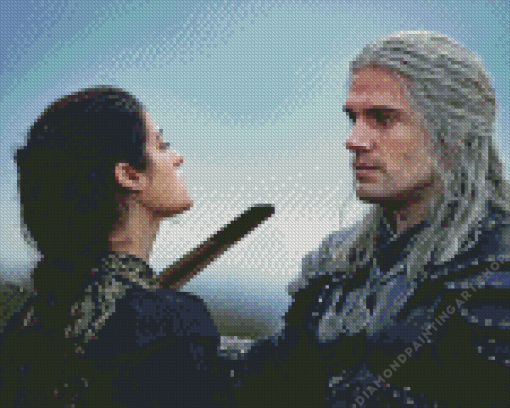 The Witcher Yennefer Geralt Diamond Paints