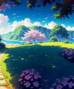 anime landscape Diamond Dotz