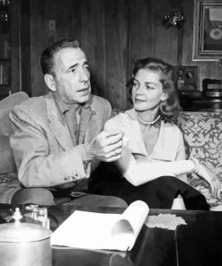 bogart and bacall Diamond With Numbers