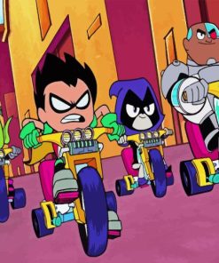 teen titans go Diamond Paints