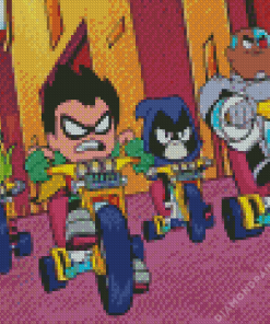 teen titans go Diamond Paints