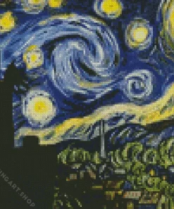 Batman starry night Diamond Dotz