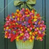 Colorful tulips bouquet Diamond Paints