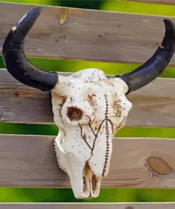 Cow skull head Diamond Dotz