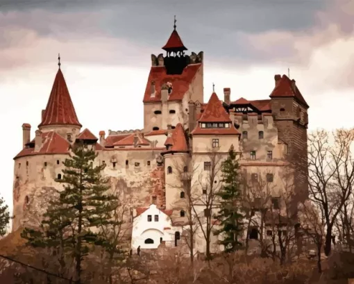 Dracula castle Diamond Dotz