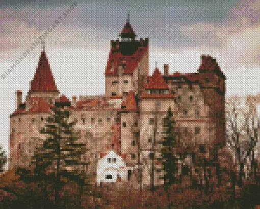 Dracula castle Diamond Dotz