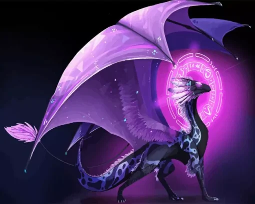 Dragon purple Diamond Dotz