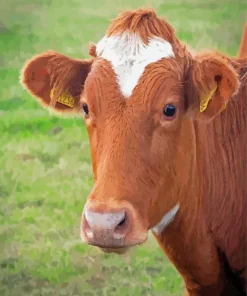 Guernsey cow Diamond Dotz