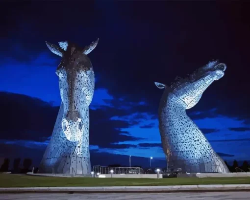 Kelpies of scotland Diamond Dotz