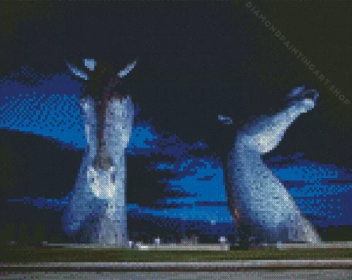 Kelpies of scotland Diamond Dotz