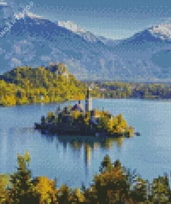 Lake bled Diamond Paints