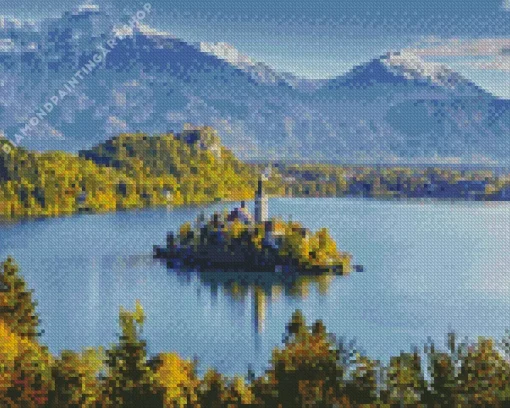 Lake bled Diamond Paints