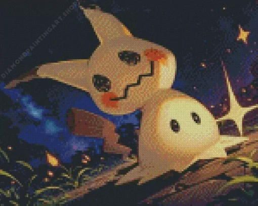 Pokemon Mimikyu Diamond Dotz