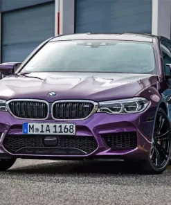 Purple bmw Diamond Paints