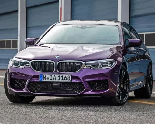 Purple bmw Diamond Paints