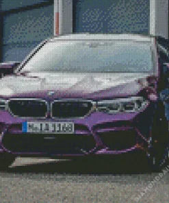 Purple bmw Diamond Paints