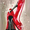 Red high heel Diamond Dotz