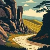 Stanage edge peak district poster Diamond Dotz