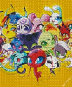 Cute Kwamis Miraculous Diamond Painting